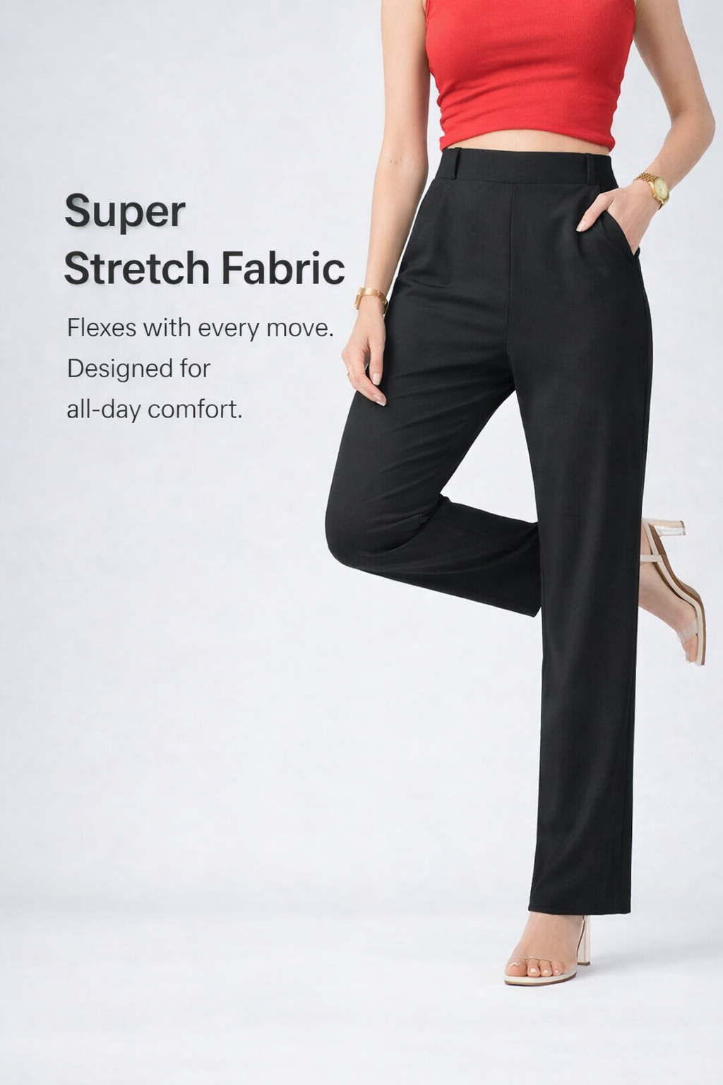 All-Day Freedom Straight Pants